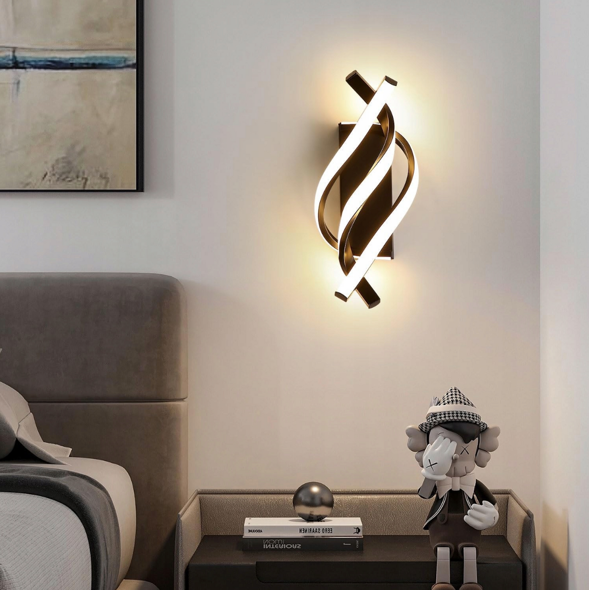 Moderné LED nástenné svietidlo 22W 