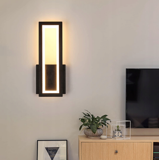 Moderné čierne LED svietidlo 16W 