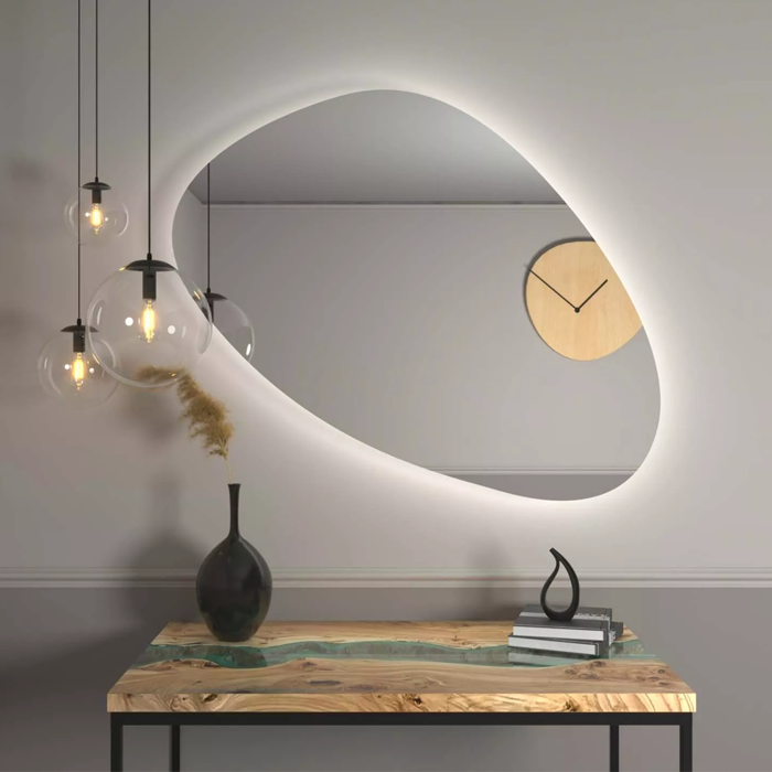 Organické LED zrkadlo s osvetlením A20 