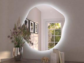 Organické LED zrkadlo s osvetlením A35 